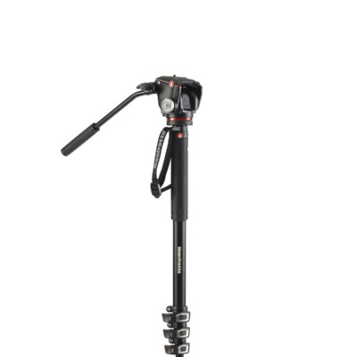 MANFROTTO MONOPIEDE XPRO VIDEO + TESTA XPRO2W. CONDIZIONI PERFETTE